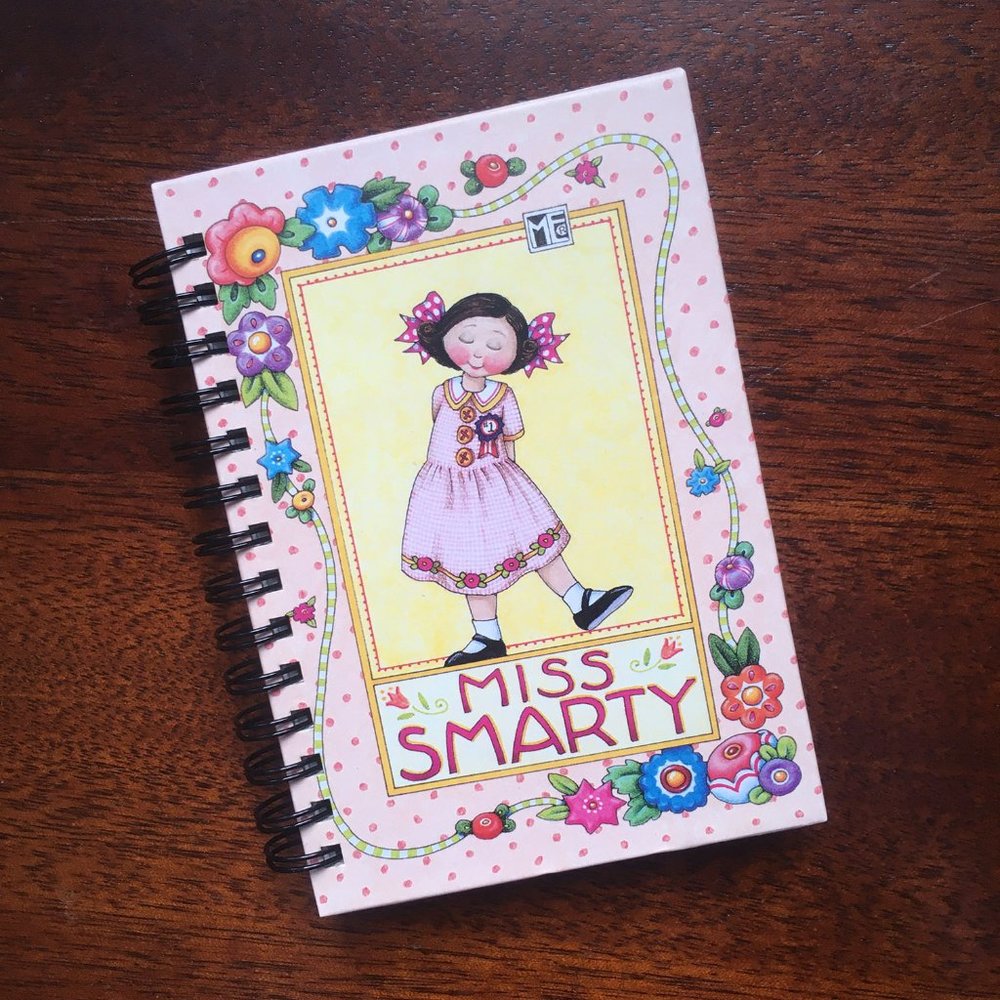 Mary Engelbreit vintage "Miss Smarty" notebook